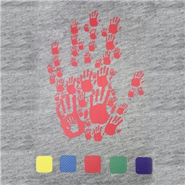 镭射六角纹雾面系列热贴膜